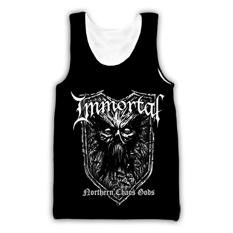 New Fashion Women/Men's 3D Print  Immortal Band  Tank Tops Harajuku  Vest  Summer Undershirt Shirts Streetwear