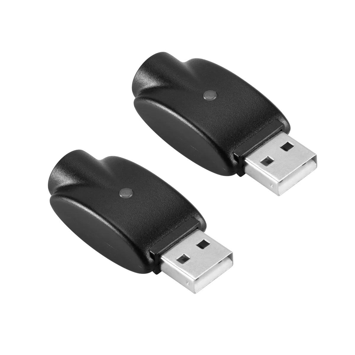 สายชาร์จยูเอสบี2ชิ้นที่ชาร์จเวป USB แบบพกพาพร้อมไฟแสดงสถานะ LED ป้องกันการชาร์จเกินอัจฉริยะ