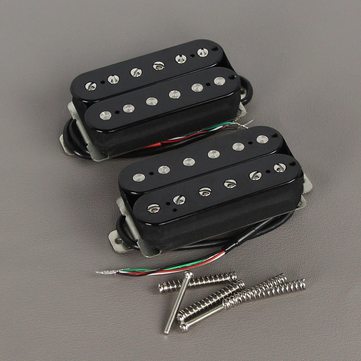 FLEOR Set of Alnico 2 Humbucker Guitar Pickups Neck & Bridge Pickup Double Coil Guitar Parts