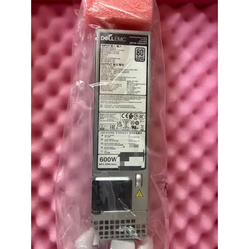 for Dell 600W Power Supply Unit New Replacement PSU for Desktop Computer Single Order High Efficiency Stable Performance