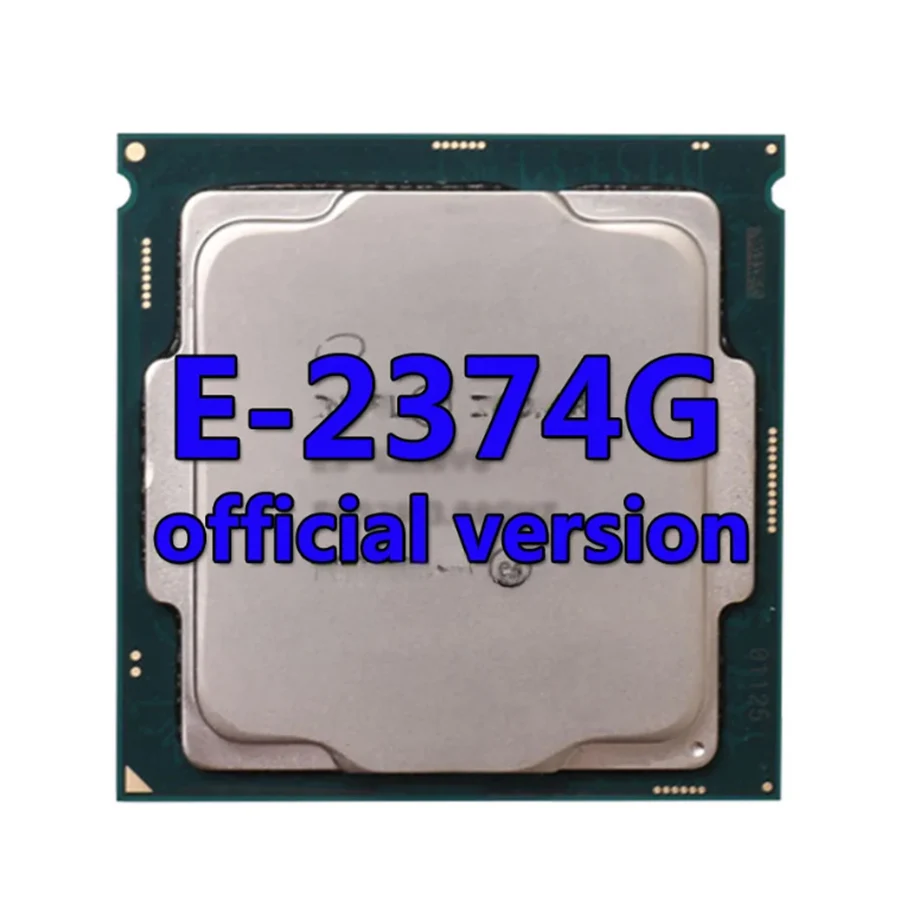 Xeon CPU E-2374G official version CPU 8MB 3.7GHZ 4Core/8Thread 80W Processor LGA-1200 FOR C256 Motherboard