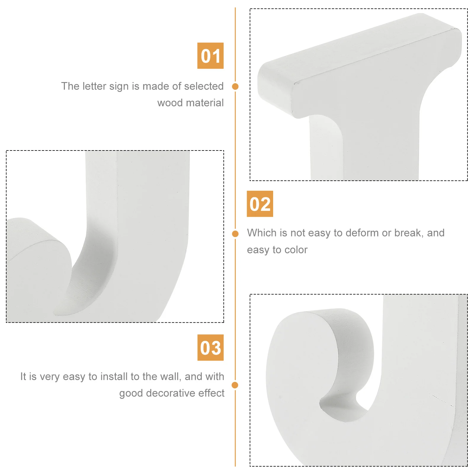 

Blank Wooden Letter Cutout DIY Crafts for Room Bar Store Wedding Decor Wedding Wood Letters Wooden Letter J