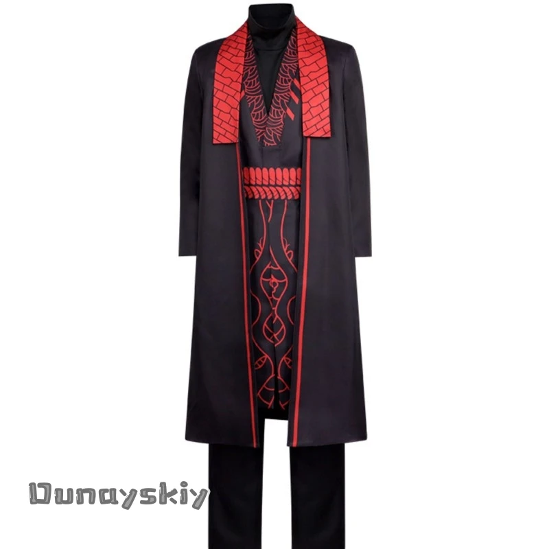 

Костюм для косплея Limbus Company Jiaqiu, аниме-костюм для вечеринок, женский и мужской костюм персонажа в стиле темной фэнтези для Хэллоуина