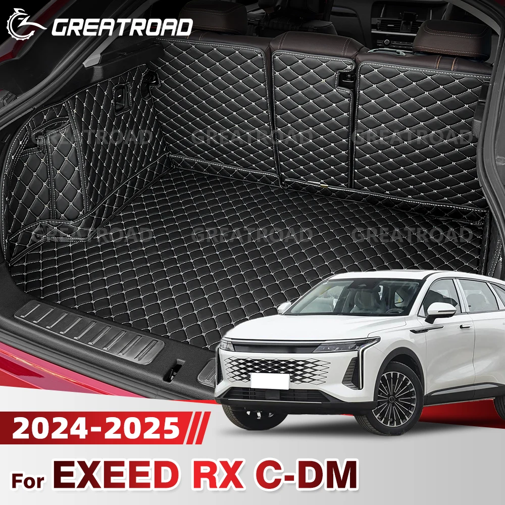 

GREATROAD For EXEED RX C-DM 2024-2025 Auto Full Coverage Trunk Mat Car Protective Pad Cargo Liner Interior Accessories