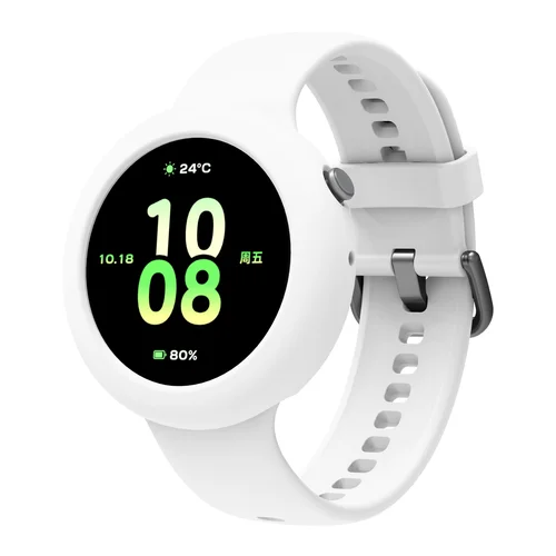 Imagen 2 del producto Para Honor Watch Fit Vitality Edition Funda protectora Funda de silicona resistente a los golpes y los arañazos - Blanco