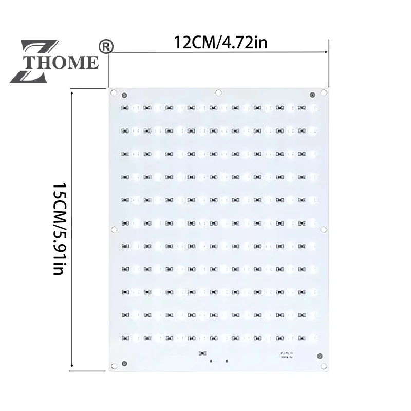 LED Light Source Low-voltage Light Board 5V 1A USB-C Power Supply 150x120MM 110Bit Compatible Bambu Relief Frame Backlight Board