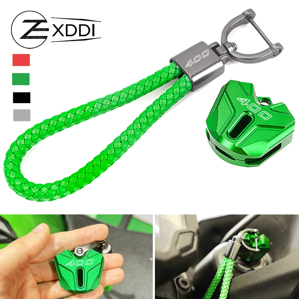 

For Kawasaki Ninja400 Z400 Z 400 ABS Ninja400 2019-2024 CNC AI Motorcycle Key Case Shell Key Cover Key Chain KeyRing Accessories