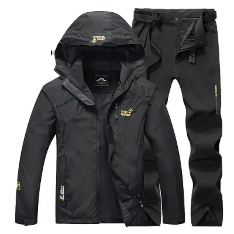 Waterproof and Windproof Fishing Suit Spring and Autumn Thin Hooded Fishing Jacket Breathable and Quick-drying Fishing Suit