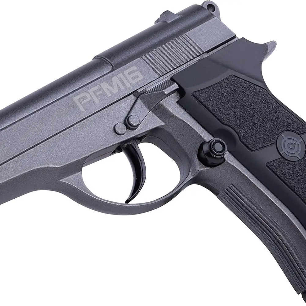 Pistol Angin BB Full Metal Bertenaga CO2 PFM16, Perak