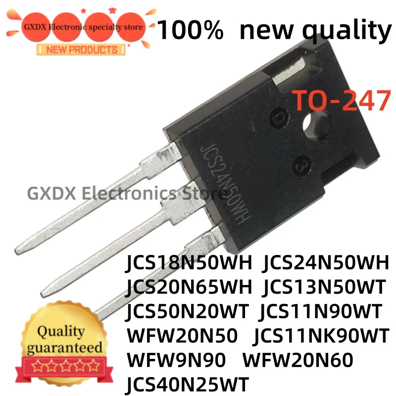 5-10Uds JCS13N50WT JCS11NK90WT JCS40N25WT WFW9N90 WFW20N50 WFW20N60 JCS18N50WH JCS20N65WH JCS24N50WH JCS11N90WT JCS50N20WT TO247