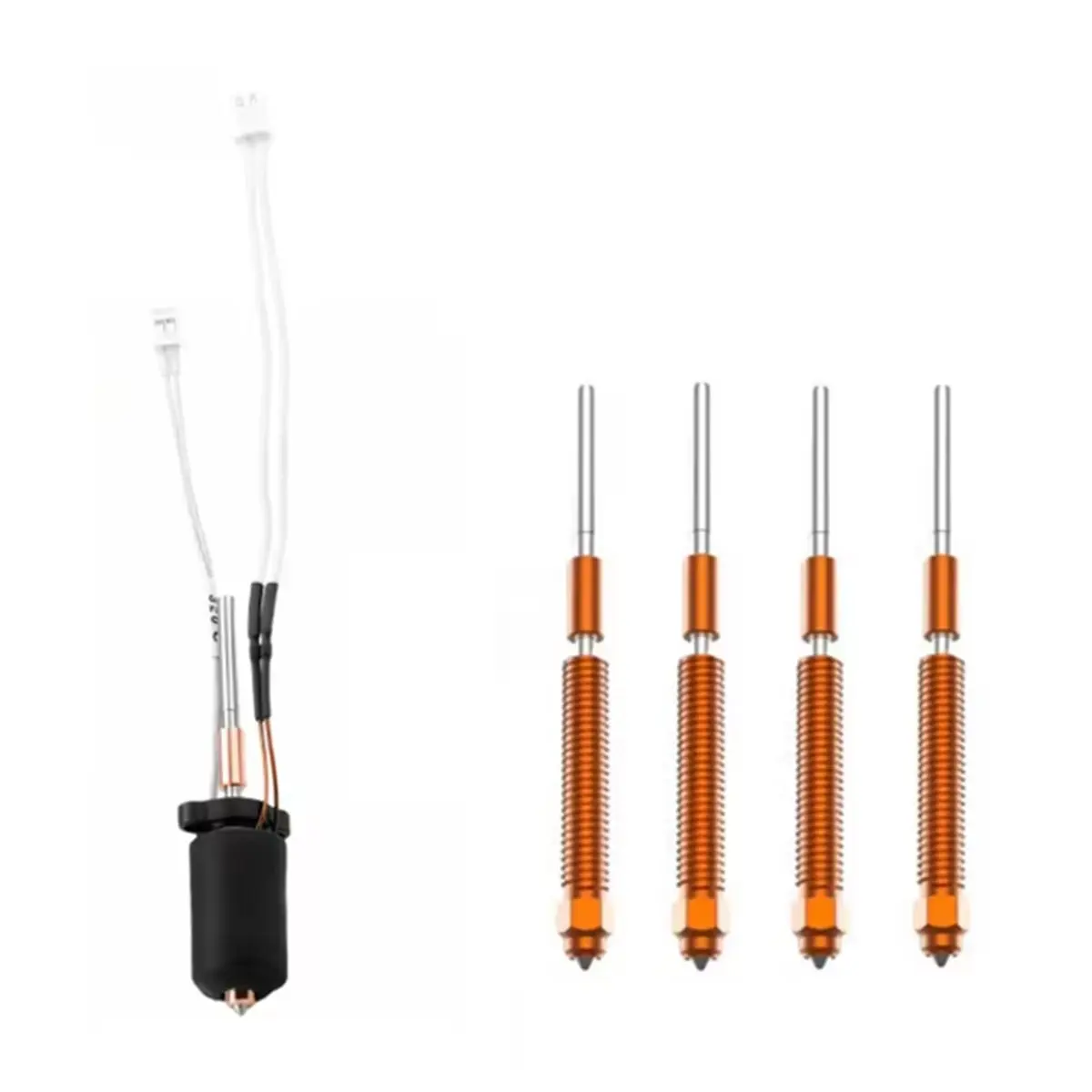 A85P Ceramic Heating Block Combo Hotend Kit with Hardened Steel All-in-One Nozzle for Creality Hi 3D Printers