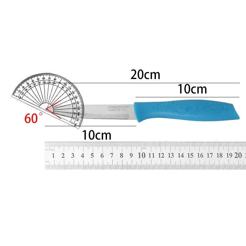 A portable fruit knife set of 3 knives, a fine and sharp stainless steel kitchen knife, a daily ladies' kitchen accessory peeler image 6
