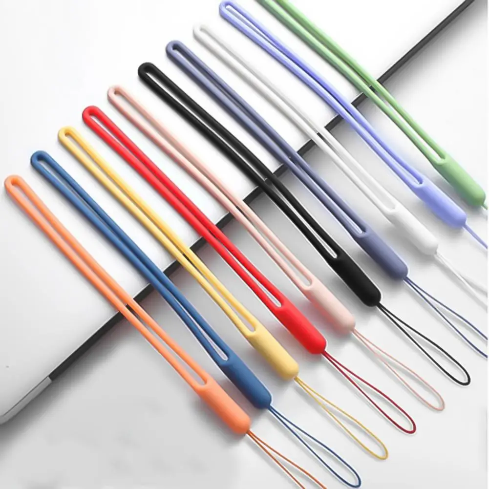 卸売および配送! 実用的な弾性シリコンリストストラップ、クリエイティブな携帯電話ストラップ