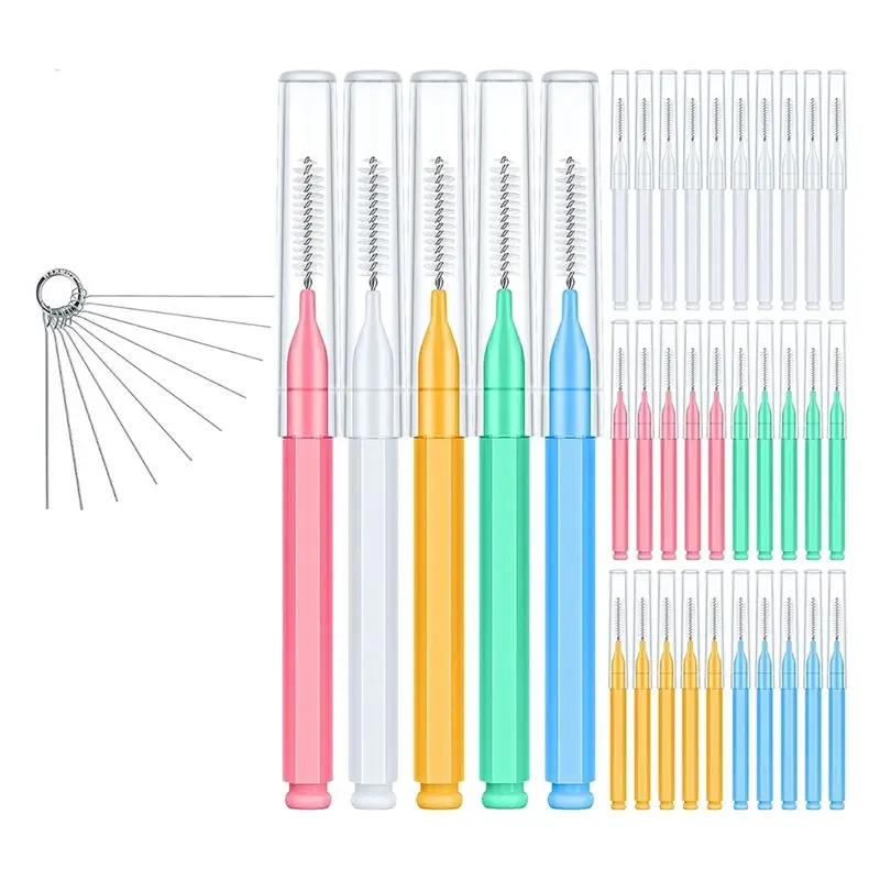 

ABKJ-Shower Cleaner Brush Nozzle Unclogger Tool Multiple Shower Head Cleaning Brush For Small Hole