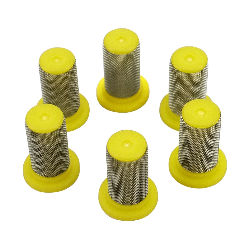 Imagem -06 - Filtros Anti Gotejamento para Pulverização de Bicos à Prova de Gotejamento Airless Pintura Pistola Bocal 60 Mesh 10 Pcs