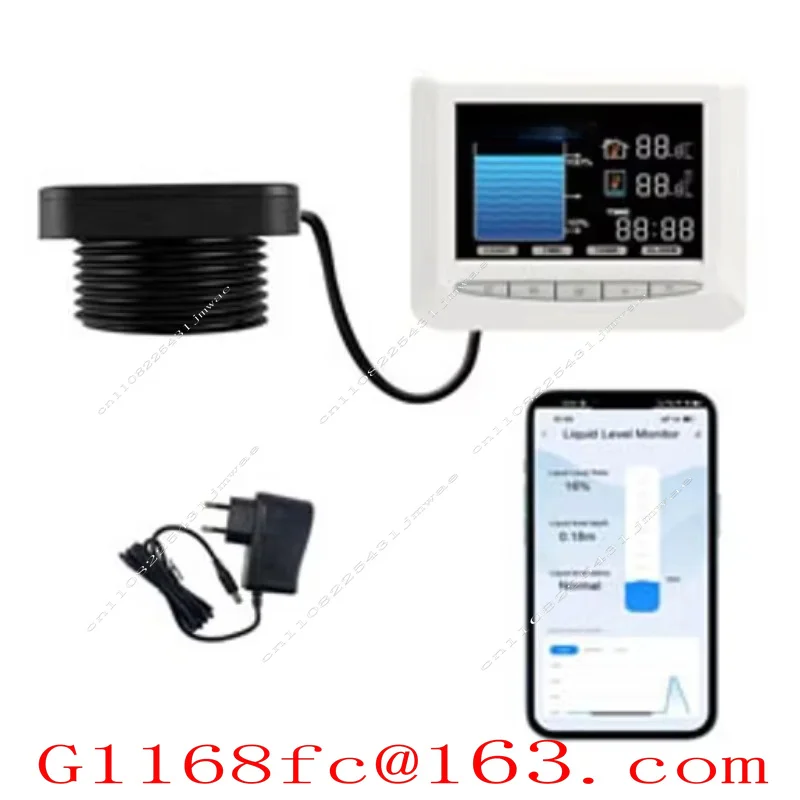 WiFi LCD Alarm Indicator 15m Wired Water Level Sensor Check