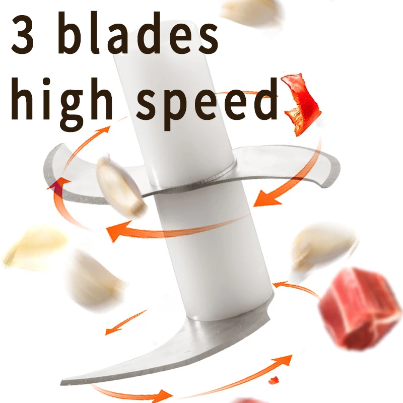 Mini Electric Food Chopper Multi Function USB Charging Meat Grinder Garlic Masher Machine Vegetable Ice Crusher Kitchenware Gift