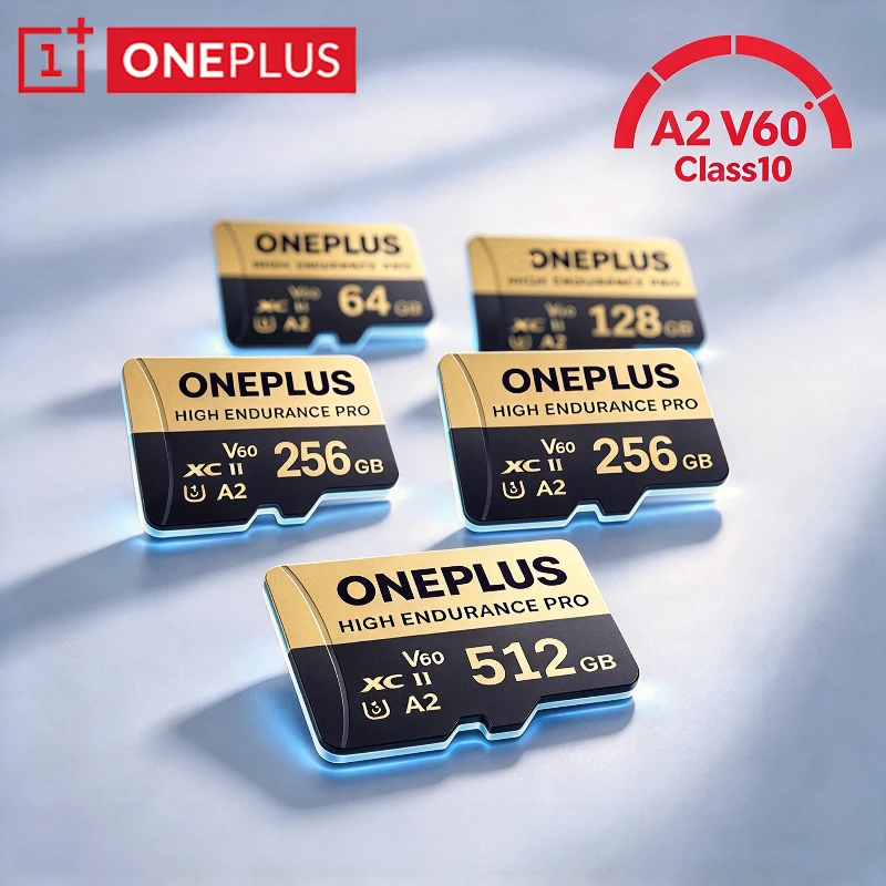 OnePlus 2TB Ultra-Speed V30 A2 4K SD Card 512GB 256GB 128GB Memory Card 1TB Micro TF SD Adapter for Phone/Tablet/PC Cross-Use