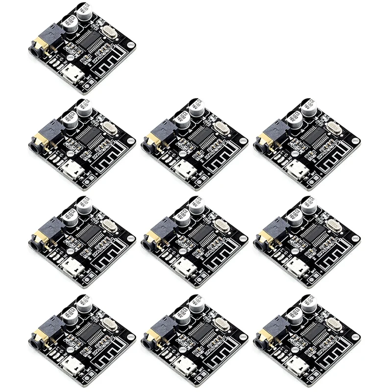 VHM-314 Bluetooth Audio Receiver Board Bluetooth 5.0 Mp3 Lossless Decoder Board Wireless Stereo Music Module 10Pcs