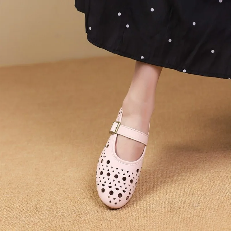 

Retro Woman Shoes Shallow Mouth Female Footwear Casual Sneaker Ballet Flats Rivets Studs Oxfords Round Toe Dress New Ballerinas