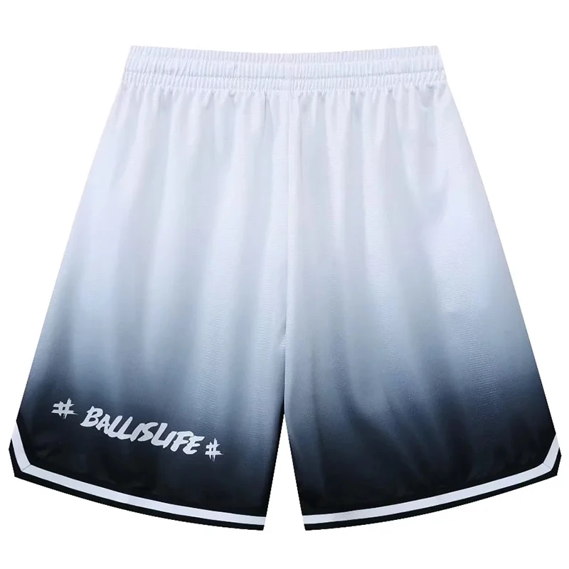 2024 New Basketball Shorts Training Men Active Shorts Loose Pockets Cycling Exercise Training Running Gum Sports Bottom Clothes