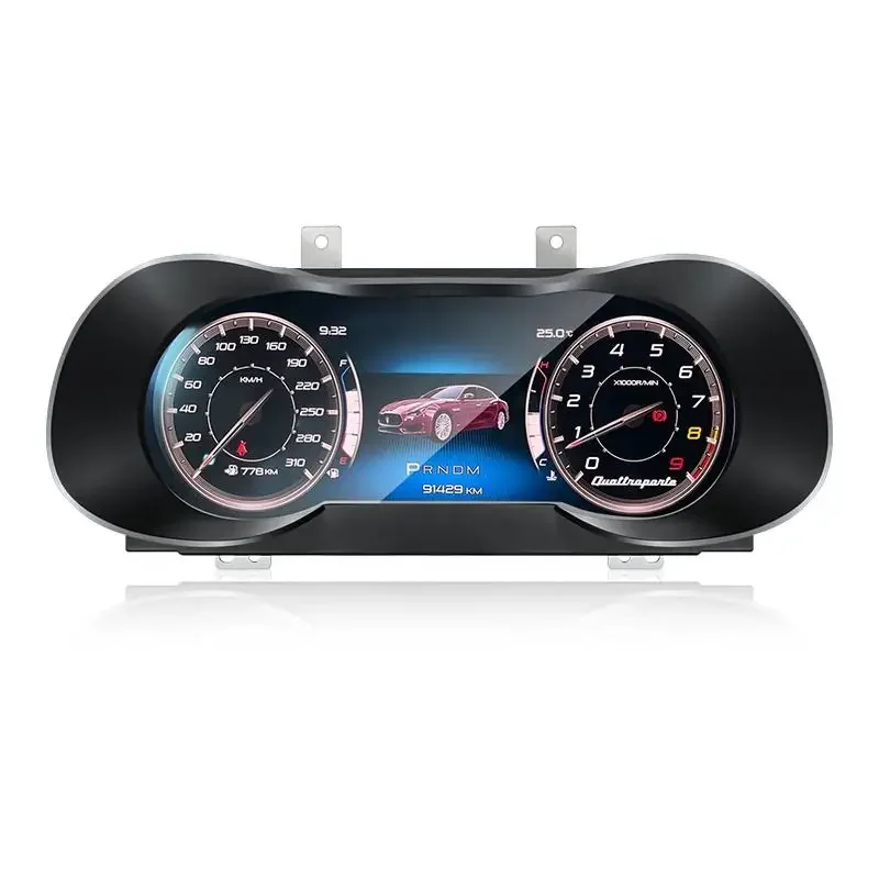 NaviHua New Design 12. inch LCD Dashboard Car Digital Cluster Automotive Speedometer Cockpit For Maserati Quattroporte 2013 2023