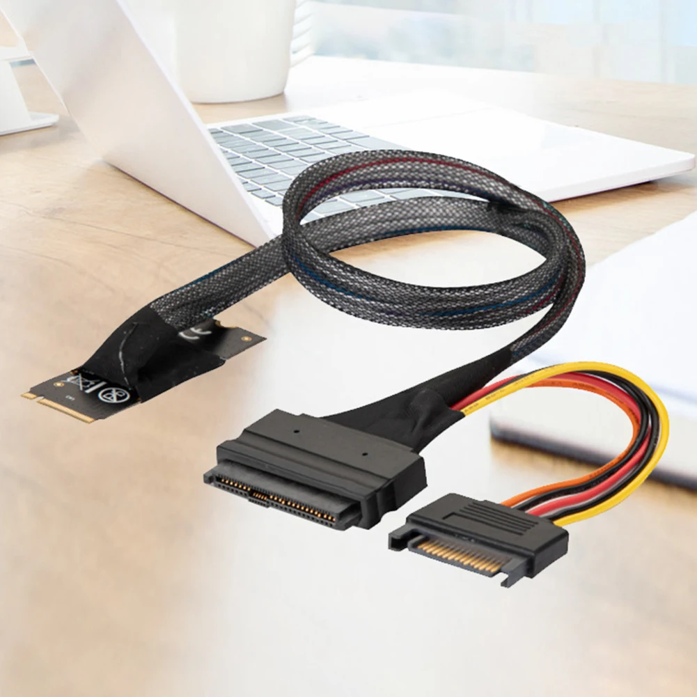M2TO8639 M.2 M-Key to U.2 SFF-8639 Interface Adapter Cable for 2.5 inch NVMe SSD