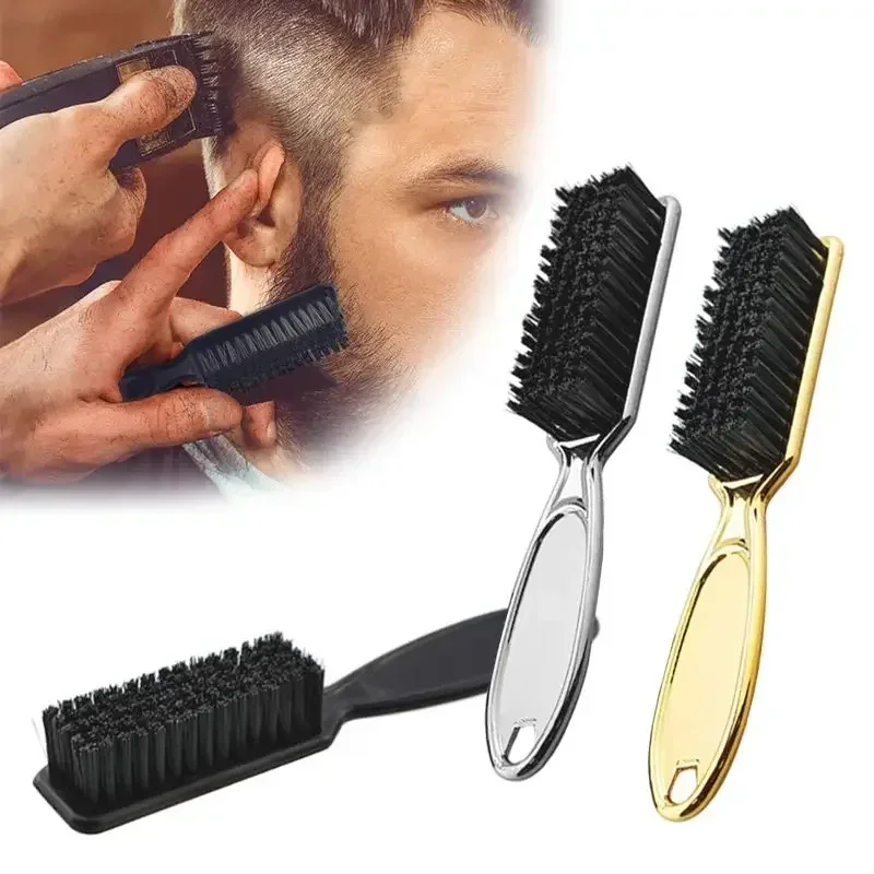 Men Beard Brush Professional barbershop Moustache Cleaning Brush Hairdressing Anti Static Barber Hair Styling Comb Shaving Tools