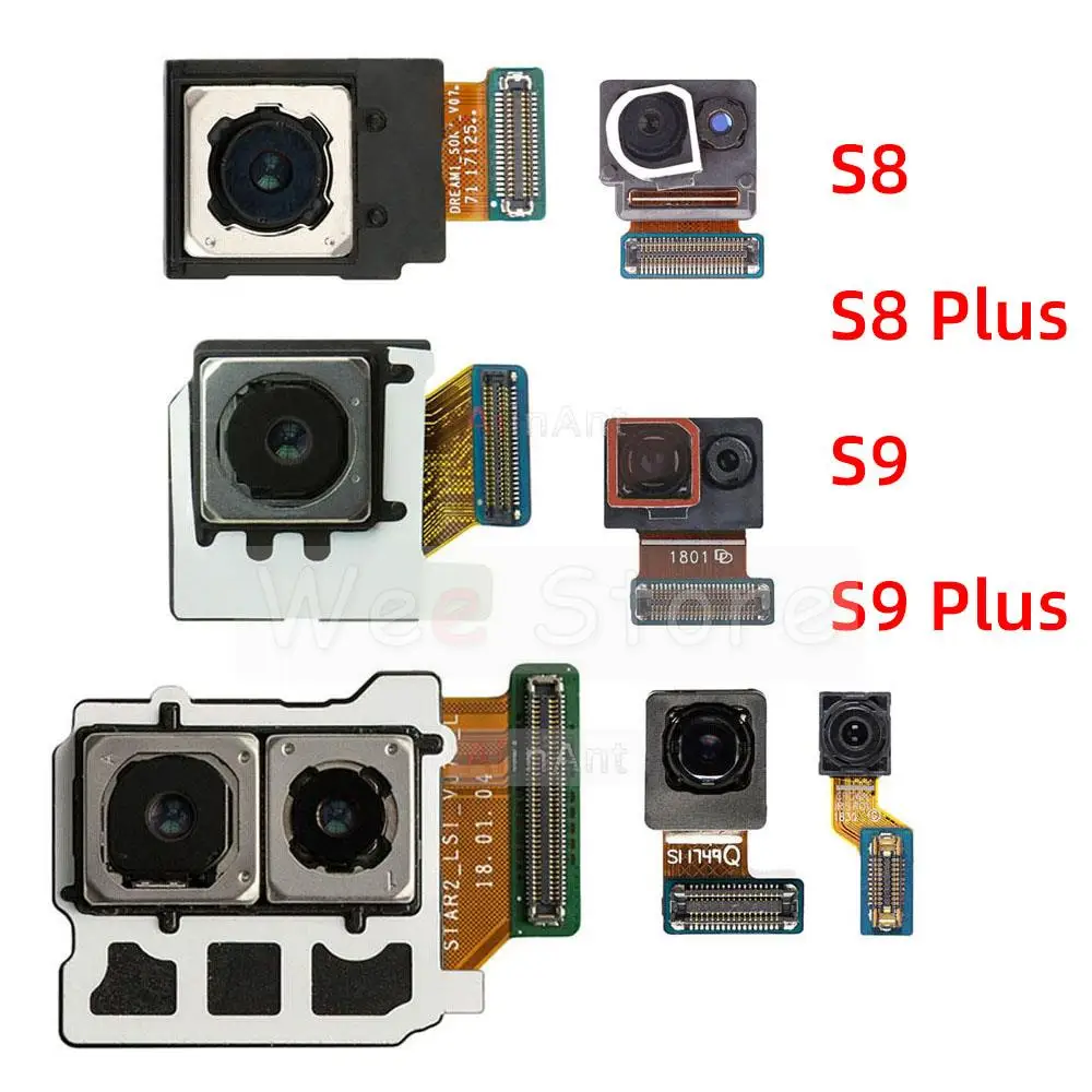 AiinAnt Camera For Samsung Galaxy S8 S9 Plus G950U G955U G960U G965U Iris Scanning Back / Front Rear Main Camera Flex Cable