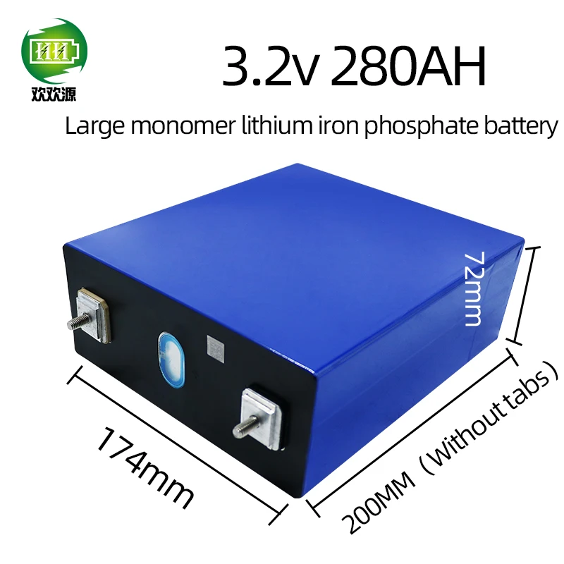 REPT Prismatic rechargeable Lithium LiFePO4 Battery Cell 3.2V 280Ah Deep cycle for solar system energy storage power battery