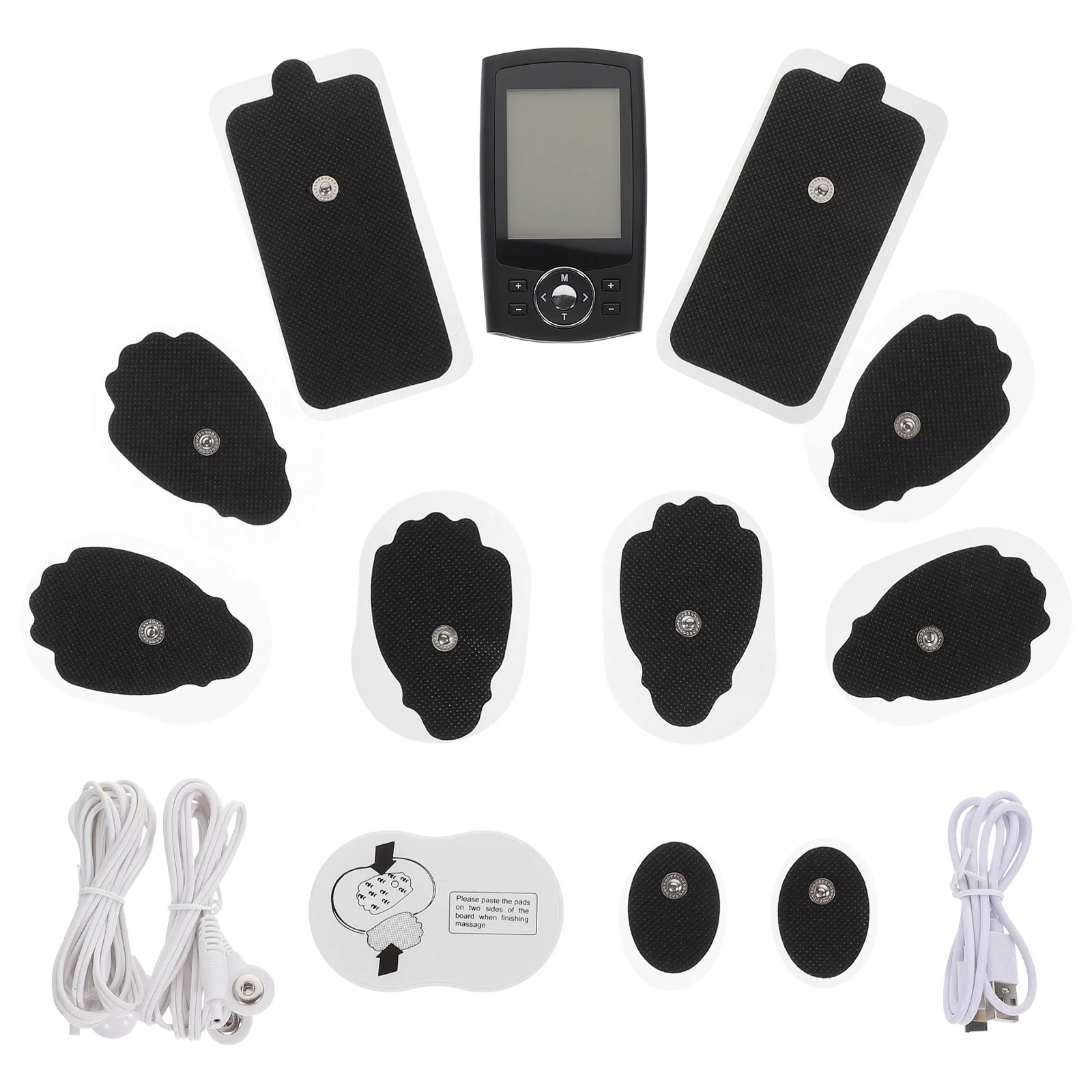 

1Set Electric Pulse Massager Multi-Purpose Full Body Muscle Stimulator Durable Plastic Massager Therapy for Waist Back Neck