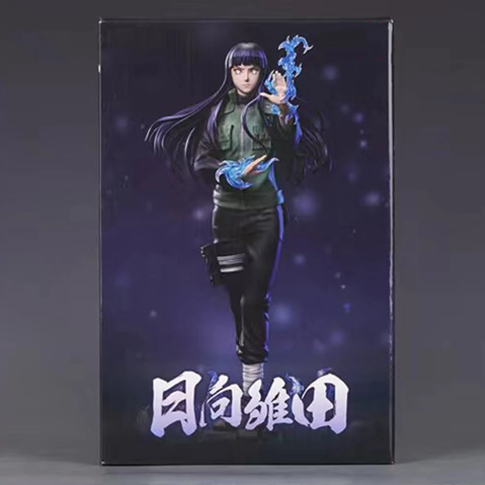 อะนิเมะขนาด34ซม. Hinata Hyuga Battle ver. จีเคตุ๊กตาขยับแขนขาได้พีวีซีรูปปั้นของสะสมของเล่นเด็กโมเดลของขวัญตุ๊กตา