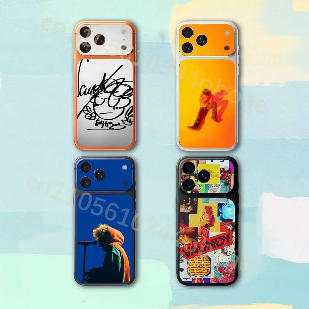 

Singer V-Vaundy Fiber Skin Wrap Change Case for iPhone 17Pro,17Pro Max Back Sticker Cover