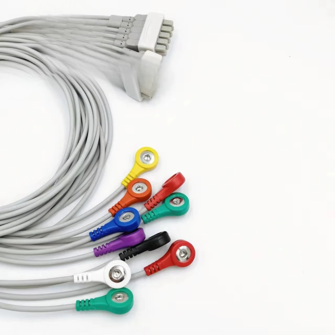 Безопасные 10-выводные защелкивающиеся выводы ЭКГ din-tyle, совместимые с General Electric