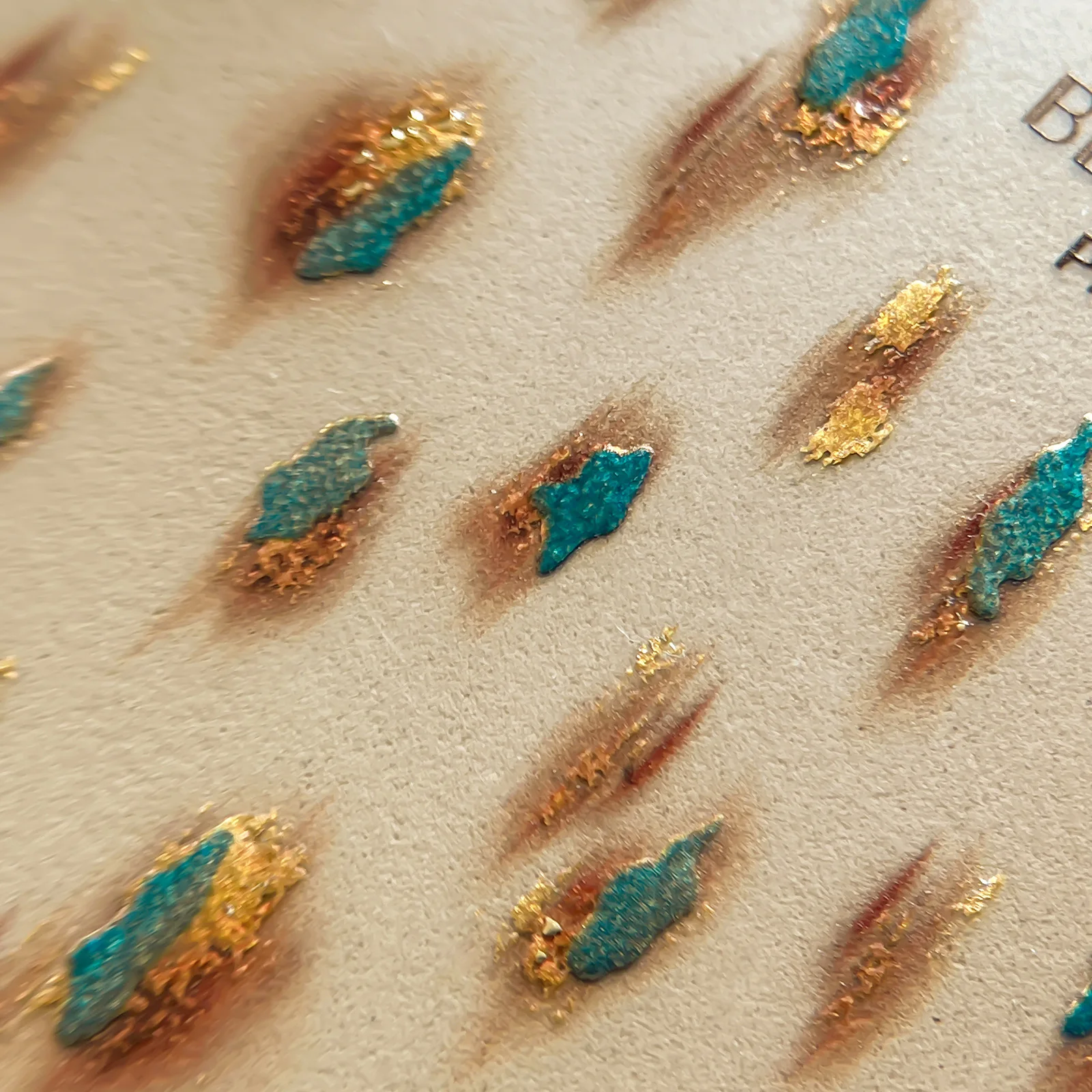 3 Sheets Double‑Layer Vintage Texture Nail Art Stickers Retro Textured Nail Decals For DIY Nail Art Decoration