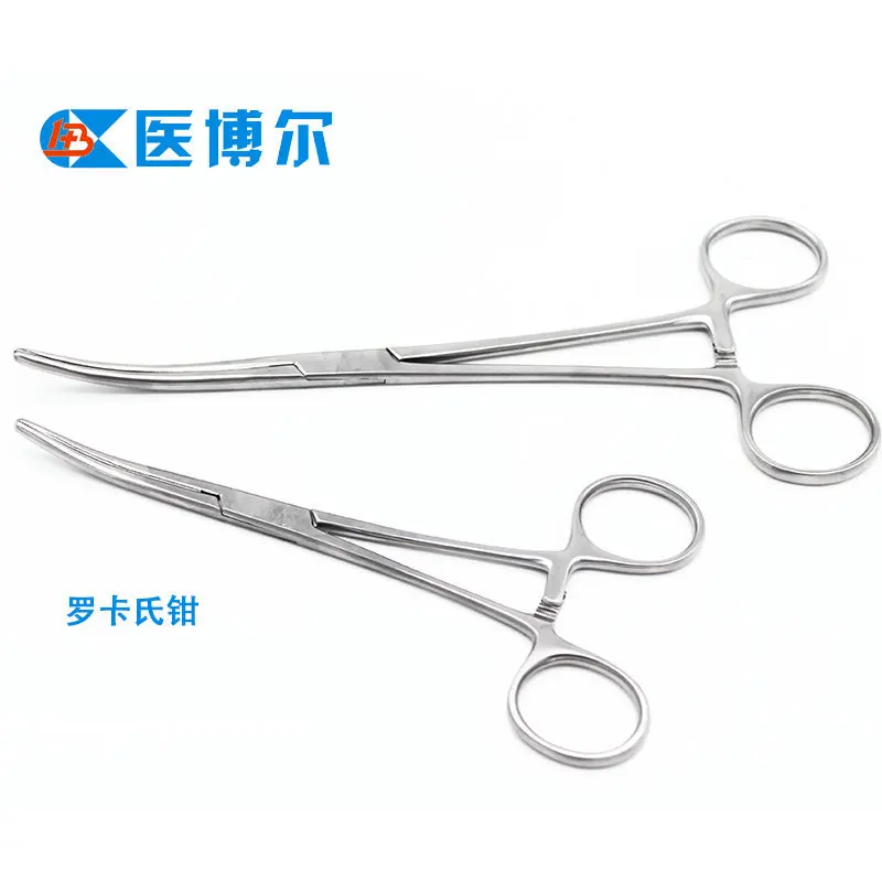 18 سنتيمتر الحجامة إبرة حامل الصيد هوك إزالة الشعر روكا نمط الملقط الجراحية الكوع الفولاذ المقاوم للصدأ مرقئ #3