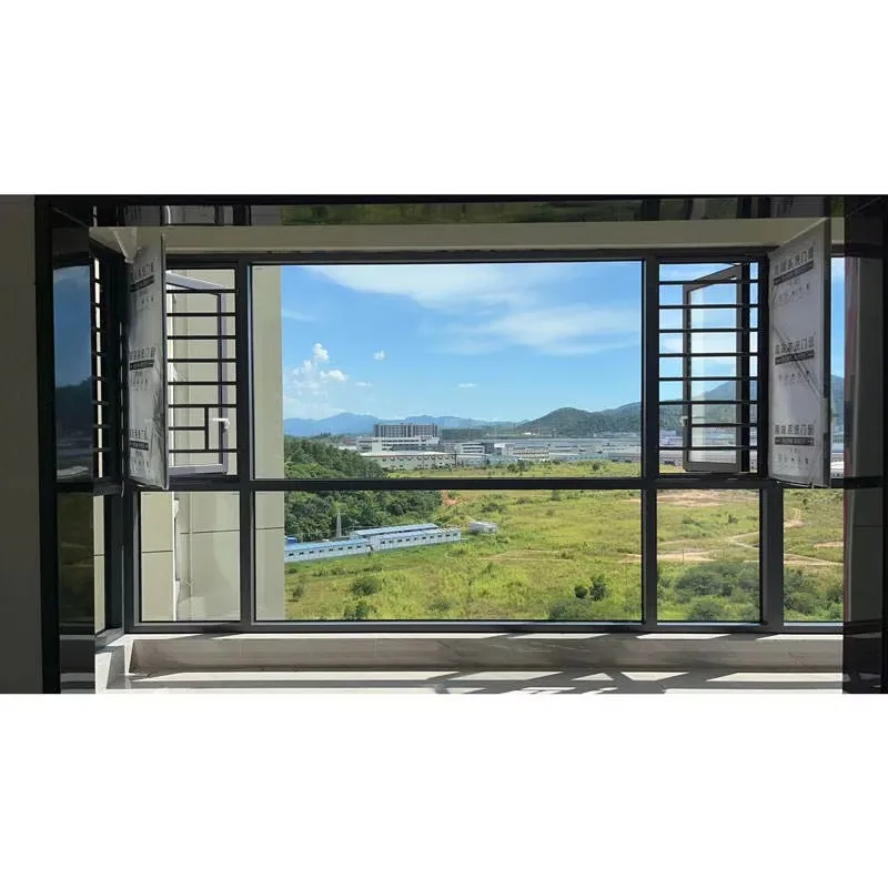 High-quality custom double-layer glass hurricane-proof aluminum frame vertical sliding window outdoor single and double windows