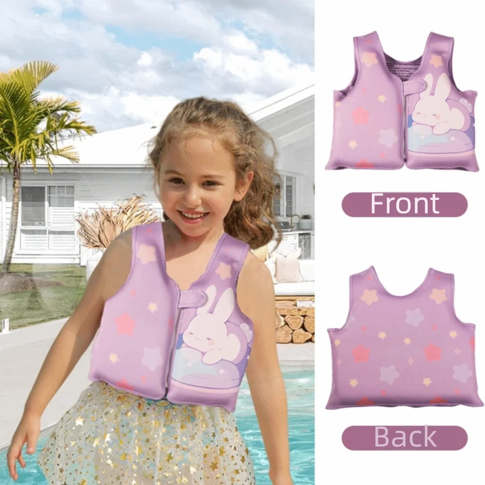 Not Falling Off Child Buoyancy Vest Anti Rollover Adjustable Baby Swimming Jackets Stable Cartoon Floating Vest Water Play