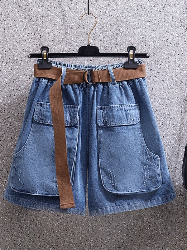 High Waist Wide Leg Jeans orts Women's Summer Casual Straight Cut Thin Fabric plus Size Faion Comfortable Pants