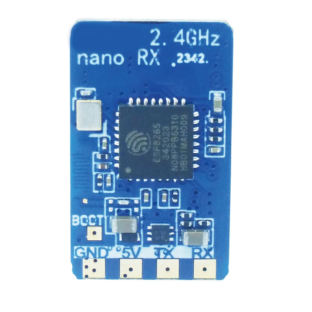 ESTR ELRS 2.4GHz RX NANO ExpressLRS レシーバー T アンテナ付き 長距離レーシング ドローン用 WiFi アップグレードをサポート
