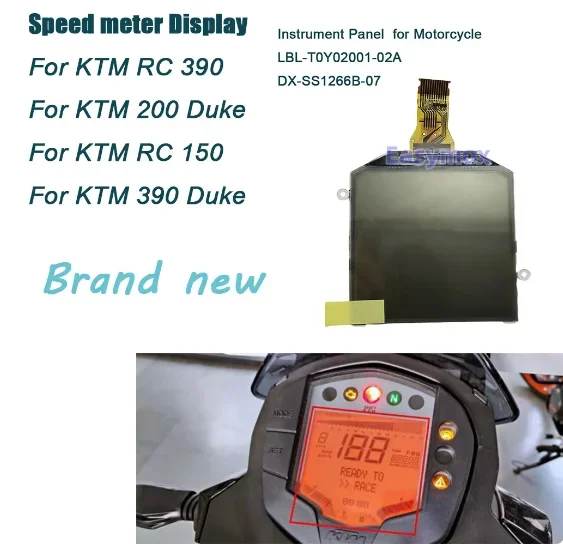 แผงหน้าปัด LCD รถจักรยานยนต์แบบ diaplay สำหรับ KTM 390200 Duke RC 150 390 Duke cluke