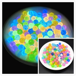 6/8/10mm Luminous Acrylic Round Beads Glow In The Dark Fishing Loose Spacer  for Jewellery Marking DIY Necklace Bracelet