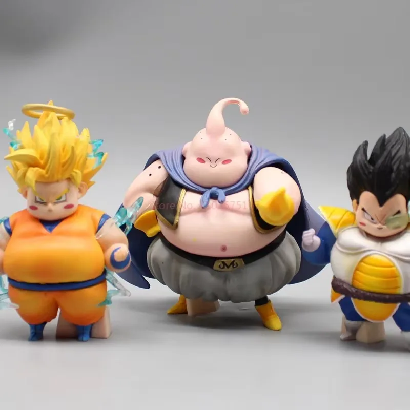 Dragon Ball GK Аниме Фигурка Vegeta Frieza Kawaii Gohan Goku Nappa Buu Cell Kawaii Q Ver Fat Коллекция Модель Фигурка Игрушка в подарок