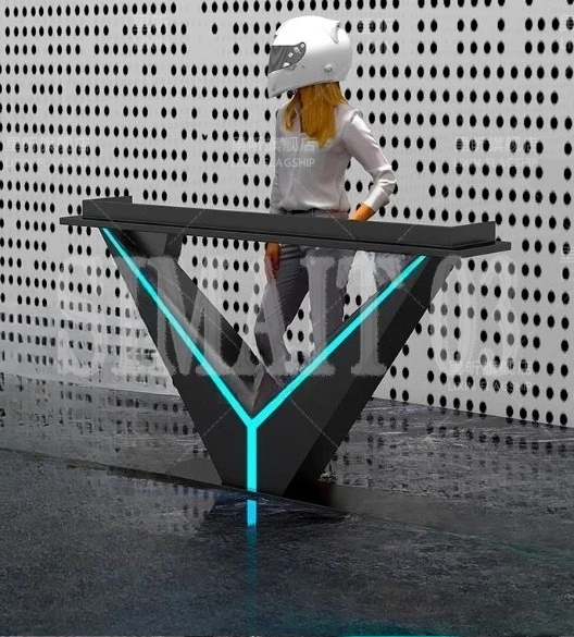 LED DJ Booth Stand | Luminous Portable Bar Counter with Lights for Nightclubs & Events