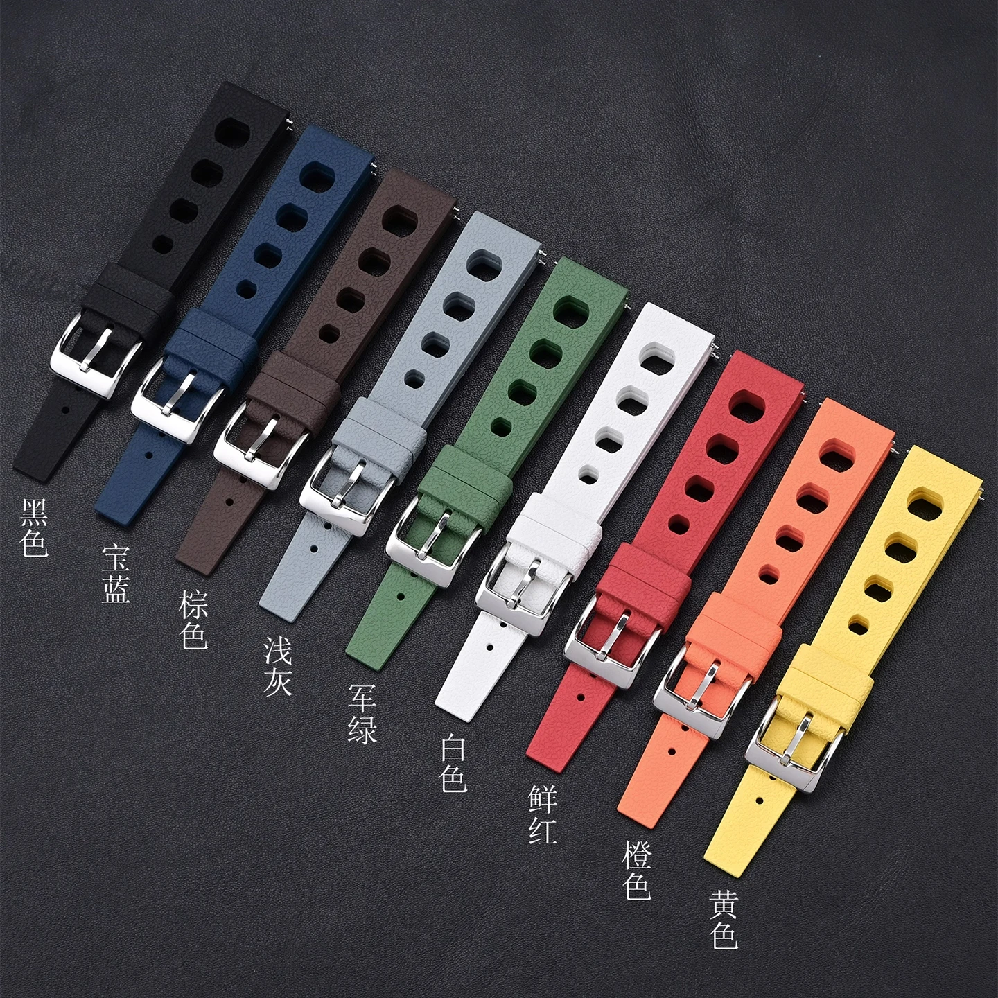 لأوميغا سواتش التعاون فلوروروبر حزام ساعة اليد ل IWC تيسو سايكو مقاوم للماء سلسلة ساعات 20 مللي متر 22 مللي متر ساعة اكسسوارات