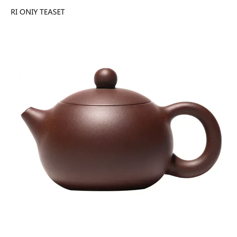 100ml Yixing Boutique Purple Clay Teapots Ball Shaped Infuser Xishi Tea Pot Beauty Kettle Customized Zisha Tea Set Authentic