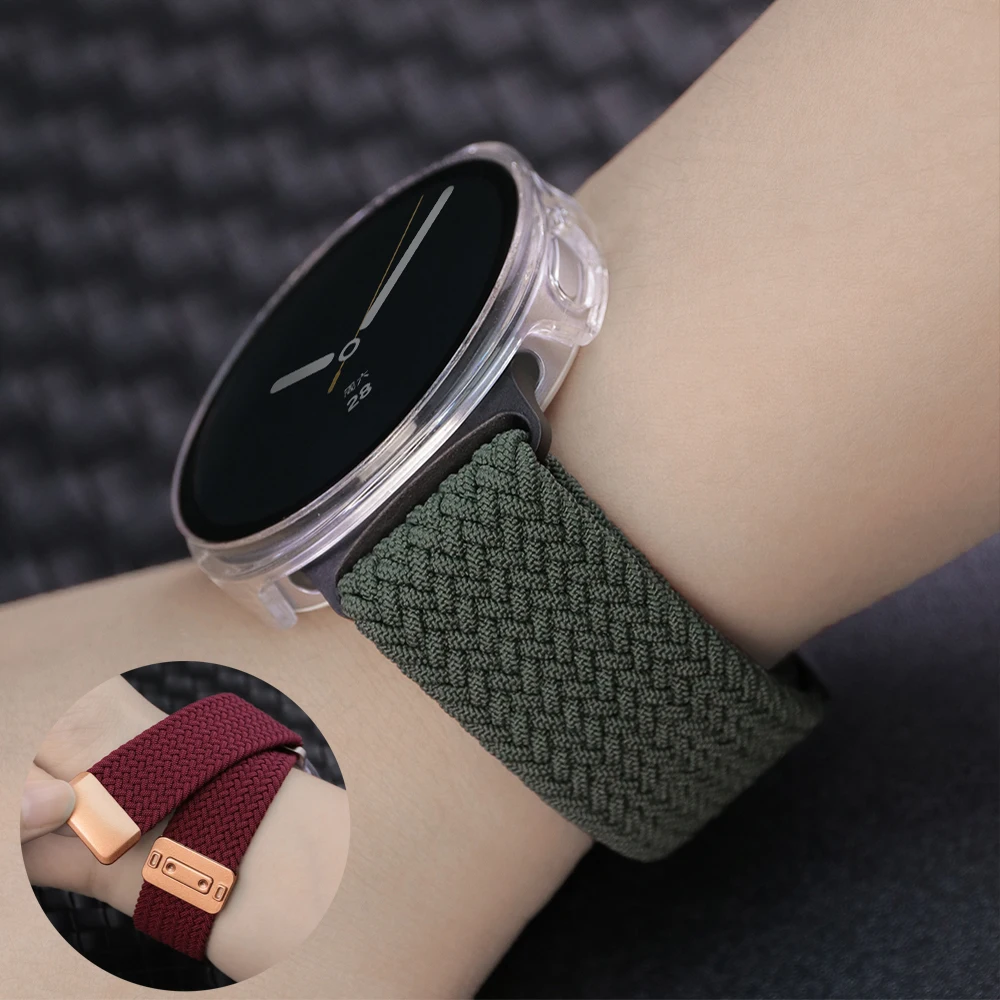 Geflochtenes Nylonarmband für Samsung Galaxy Watch 8/8 Classic 40mm 44mm 46mm für Samsung Galaxy Watch Ultra 47mm Magnetschnallenband