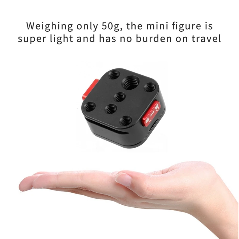 Quick Release Plate Clamp Mount Plate Board With 1/4 Screw For Camera Monitor Fill Light Stabilizer Tripod Adapter