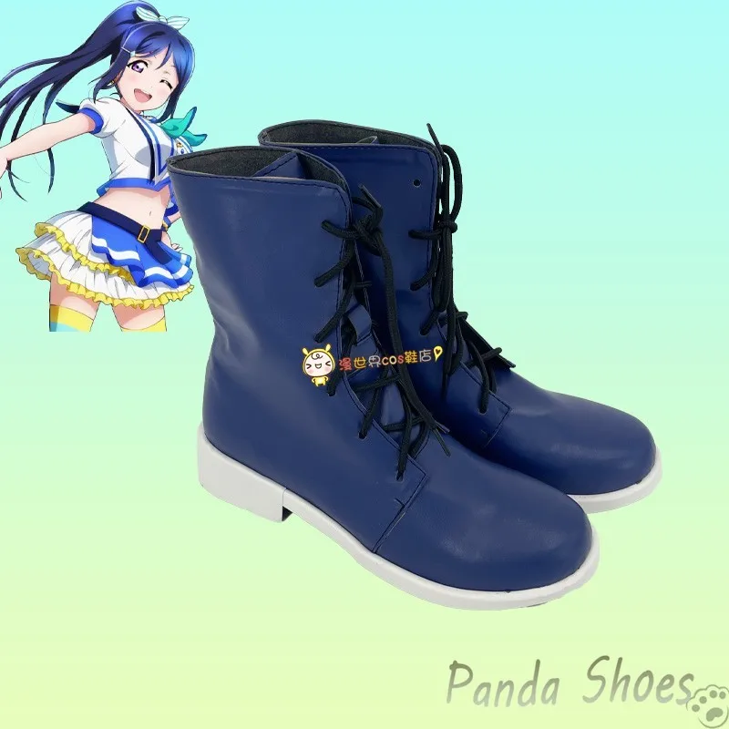 Lovelive OP2 Aqours Cosplay Shoes Anime Cos Long Boots Comic Matsuura Kanan Cosplay Costume Prop Shoes for Con Halloween Party