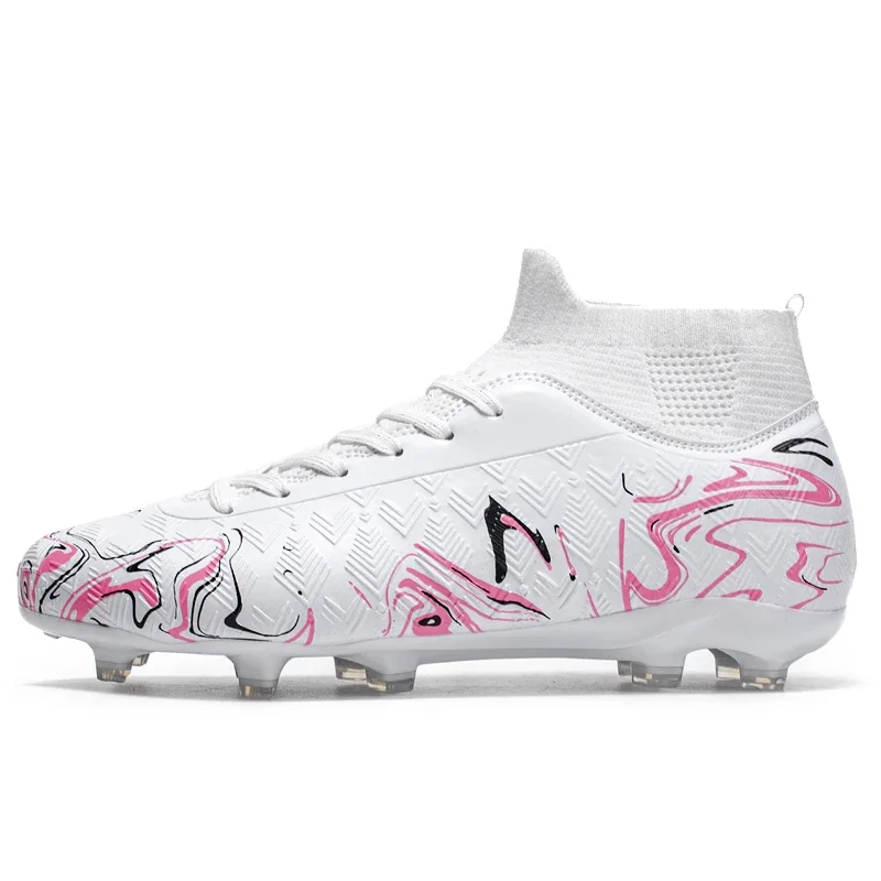 

Professional Breathable Men Football Cleats Anti Slip Spike Structure Outdoor Sports Training Running Shoes